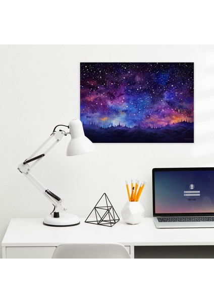 Hipnoz Kanvas Tablo - Hipnoz Kozmik Gösteri Galaksiler modelleri