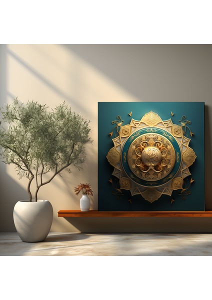 Kutsal Kur'an Duvar Dekorasyonu - Modern Islam Tipografi - Ev Dekorasyonu Kanvas Tablo fiyatları