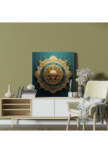 Kutsal Kur'an Duvar Dekorasyonu - Modern Islam Tipografi - Ev Dekorasyonu Kanvas Tablo modelleri