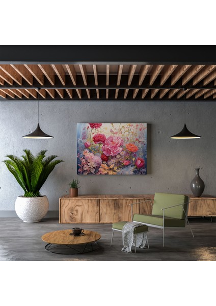 Kutsal Kuran Duvar Sanatı - Suluboya Floral Kuran - Kutsal Kuran Suluboya Tablo Kanvas Tablo Duvar Dekorasyonu modelleri