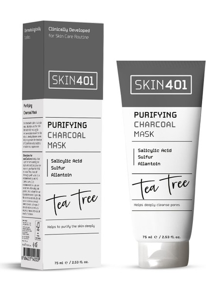 Kömür Özlü Yüz Maskesi 75 ml Salisilik Asitli Arındırıcı Bariyer Onarıcı Tüm Cilt Tipleri