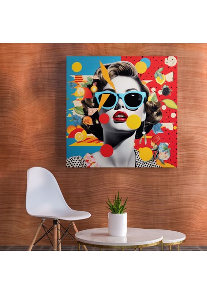 Lunapark Manzaralı Kanvas Tablo - Modern Sanat Eseri fiyatları