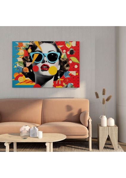 Lunapark Manzaralı Kanvas Tablo - Modern Sanat Eseri modelleri