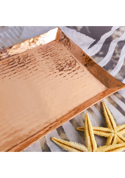 Bakır Tepsi, El Yapımı Bakır Tepsi, Dikdörtgen Tepsi, Sunum Tepsisi, Servis Tepsisi, Nişan Tepsisi fiyatları