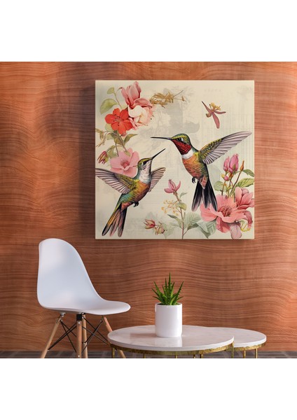 Eski Zamanlardan Esinlenen Kuş Resimli Duvar Sanatı - Kuş Resimli Duvar Sanatı Kanvas Tablo Nostalji fiyatları