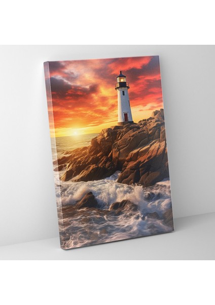 Deniz Feneri Kanvas Tablo - Ev Dekorasyonu