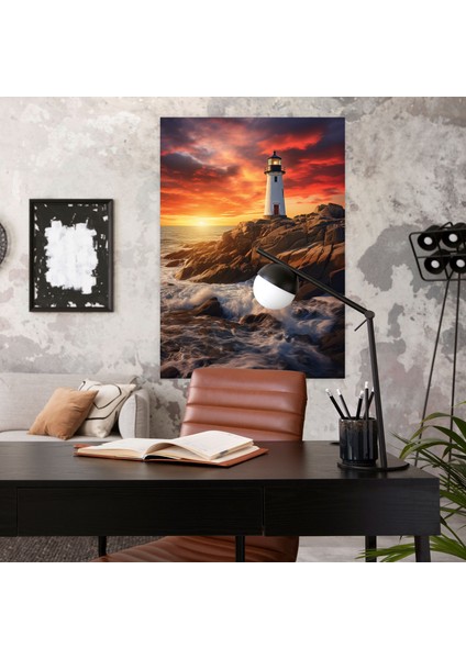 Deniz Feneri Kanvas Tablo - Ev Dekorasyonu fiyatları