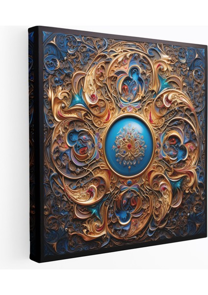 Kutsal Kur'an Islam Hat Sanatı Kanvas Tablo - Detaylı Tarz Islam Hat Sanatı Duvar Dekorasyonu