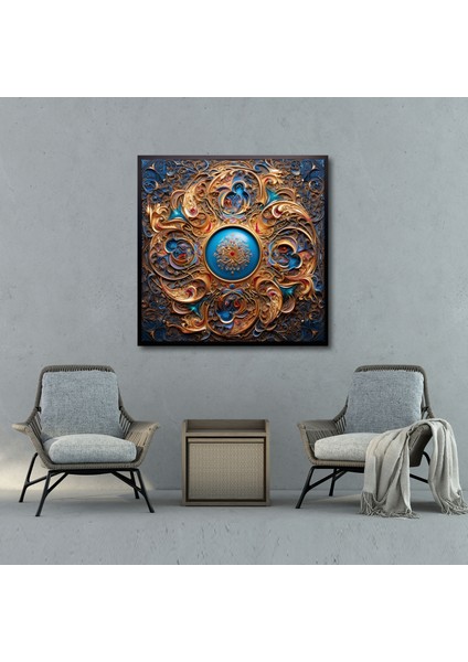 Kutsal Kur'an Islam Hat Sanatı Kanvas Tablo - Detaylı Tarz Islam Hat Sanatı Duvar Dekorasyonu modelleri