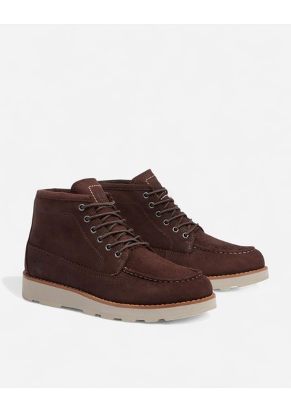 BRITTON MILLS MID LACE UP CHUKKA BOOT Erkek Dark Brown Suede Bot TB0A6CEPEIV1 modelleri