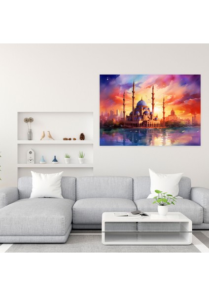 Camii Duvar Sanatı - Ev Dekorasyonu Için Camii Tablo modelleri
