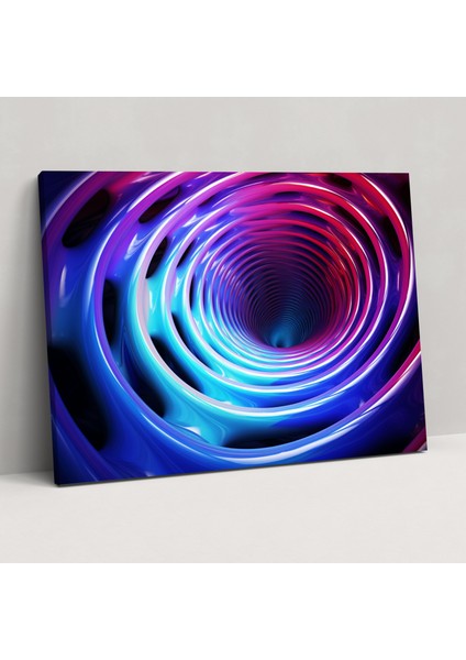 Hipnoz Duvar Sanatı - Hipnoz Dönen Girdap Ev Dekorasyonu Kanvas Tablo Sanatı