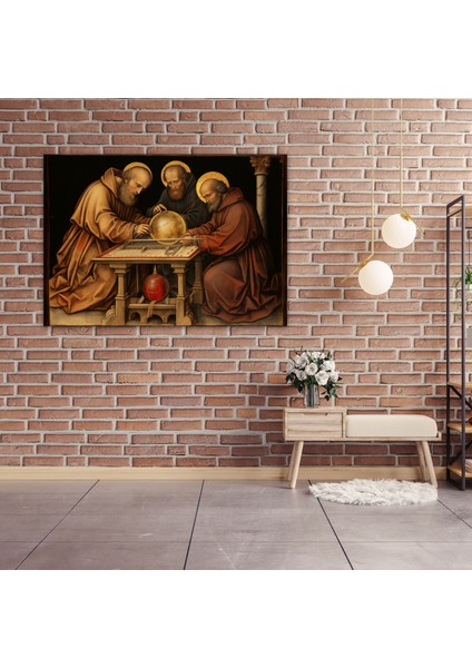 Ortaçağ Temalı Kanvas Tablo - El Işi Yazılar - Ortaçağ Kanvas Duvar Sanatı Duvar Sanatı fiyatları