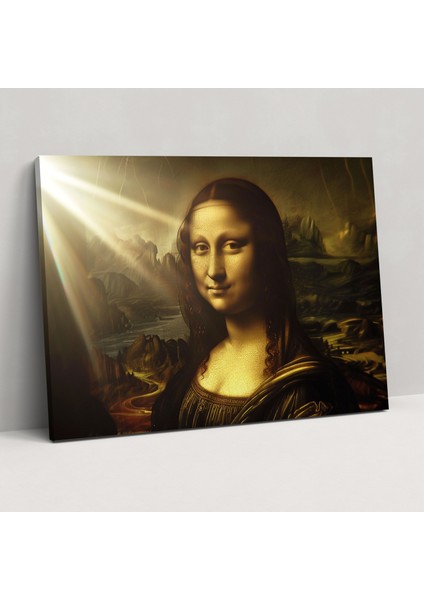 Leonardo Da Vinci Mona Lisa Tablo Sanatı - Kanvas Tablo Duvar Sanatı