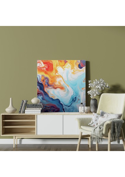 Renkli Kır Çiçekleri Kanvas Tablo - Salon Dekorasyonu Için Ideal fiyatları