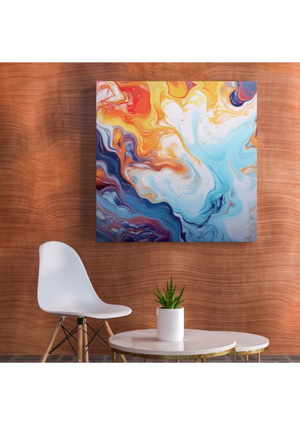 Renkli Kır Çiçekleri Kanvas Tablo - Salon Dekorasyonu Için Ideal modelleri