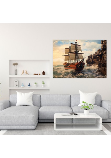 LEGO Korsan Gemisi Kanvas Tablo - LEGO Kanvas Korsan Gemisi fiyatları