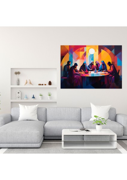Isa'nın Son Akşam Yemeği Duvar Dekoru - Duvar Süsü Ev Dekorasyonu Duvar Sanatı modelleri