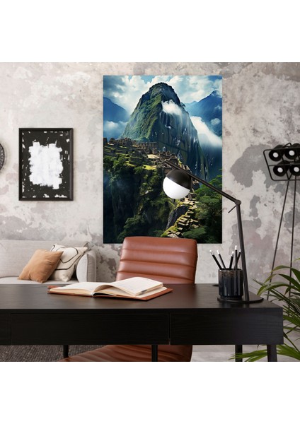 Inka Uygarlığı Duvar Sanatı - Inka Tapınak Kanvas Tablo - Maya Kanvas Tablo Ev Dekorasyonu Duvar Dekorasyonu fiyatları