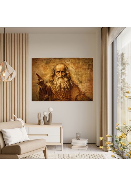 Leonardo Da Vinci Rönesans Sanat Duvar Dekorasyonu - Kanvas Tablo Duvar Sanatı modelleri
