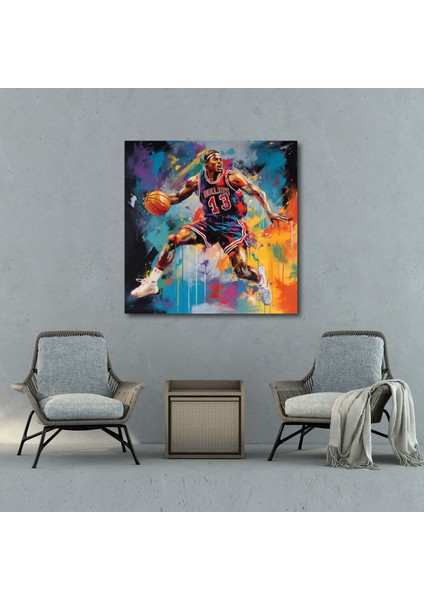 Michael Jordan Poster - Kanvas Tablo Ev Dekorasyonu Için fiyatları