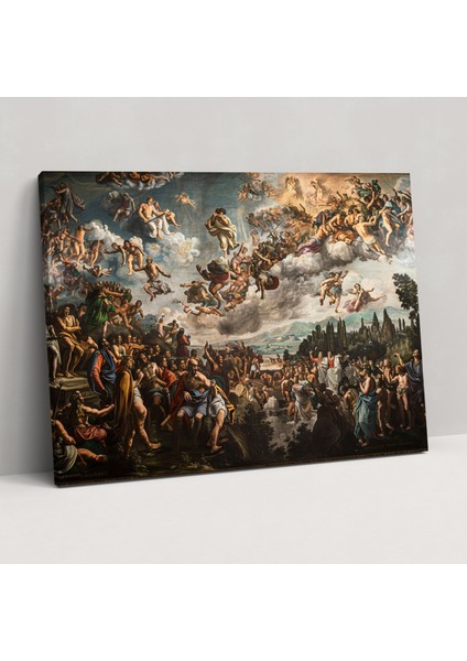 Michelangelo Duvar Sanatı - Ev Dekorasyonu Için Kanvas Tablo