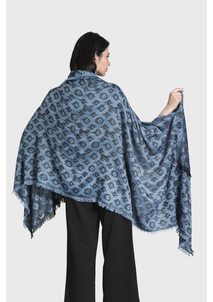 Mavi Siyah %100 Pamuk Şal fırsatları