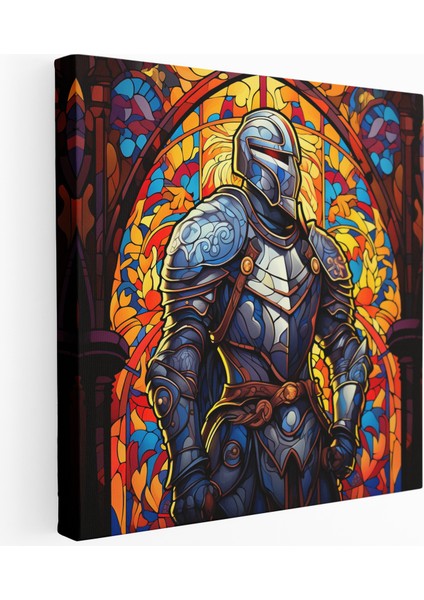 Göz Alıcı Şövalye Kanvas Tablo
