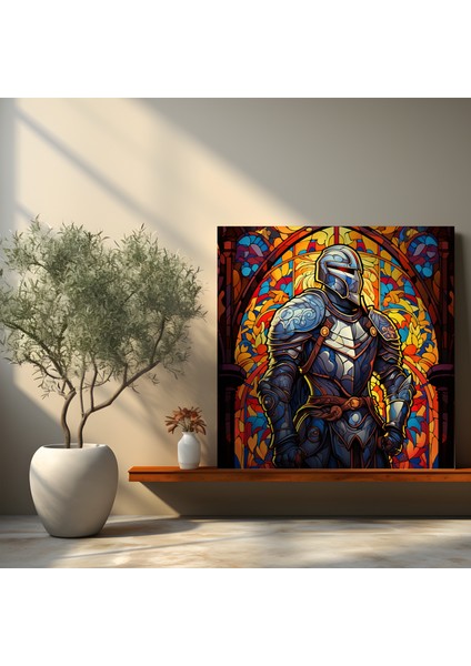 Göz Alıcı Şövalye Kanvas Tablo fiyatları