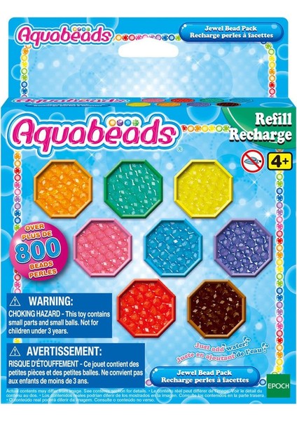 31520 Epoch Aquabeads Kristal Boncuk Paketi - Yedek Paket, 800 Parça +4 Yaş modelleri