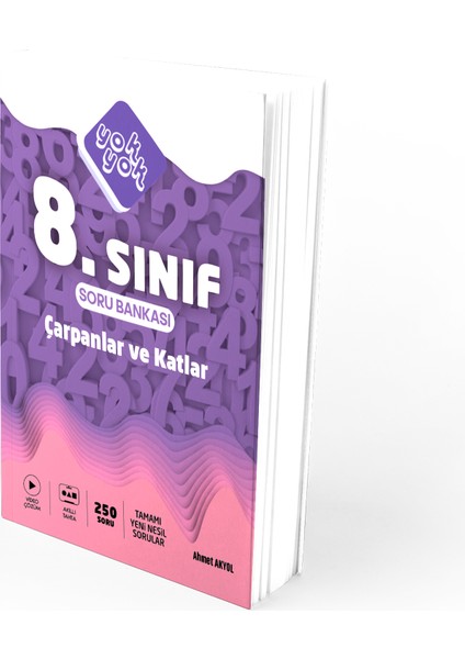 8. Sınıf Lgs Matematik Soru Bankası - Çarpanlar ve Katlar 250 Adet Soru - 2025 Basım