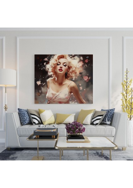Retro Marilyn Monroe Kanvas Tablo - Duvar Sanatı Retro Tarzı Eser Vintage Elbise fiyatları
