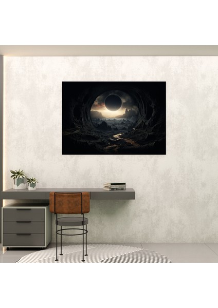 Karadelik Duvar Sanatı - Dünya Gerçeküstü Manzaralar Duvar Sanatı Gerçeküstü Eserler fiyatları