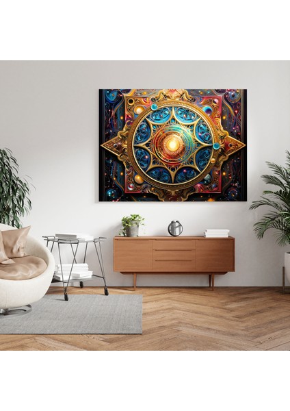 Aydınlatmalı Kuran Duvar Sanatı - Kutsal Kuran Detaylı Kanvas Tablo Etkileyici fiyatları