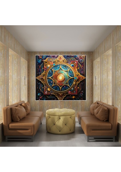 Aydınlatmalı Kuran Duvar Sanatı - Kutsal Kuran Detaylı Kanvas Tablo Etkileyici modelleri