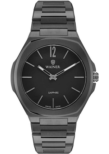WA.10122-C Erkek Kol Saati | Siyah 316L Çelik Saat