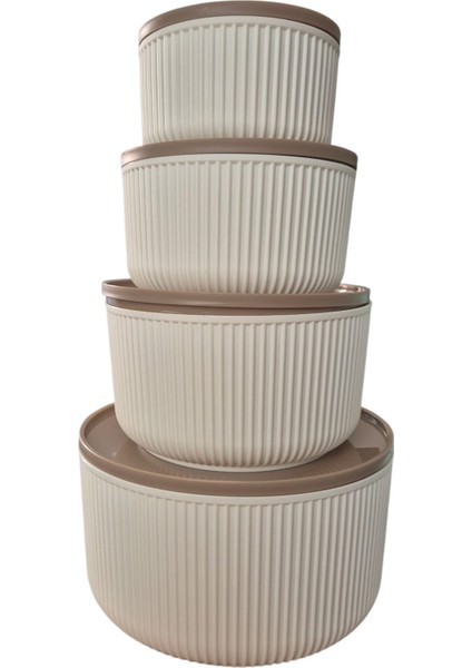 4’lü Saklama Kabı Seti – Kapaklı, Sızdırmaz, Bulaşık Makinesinde Yıkanabilir fiyatları