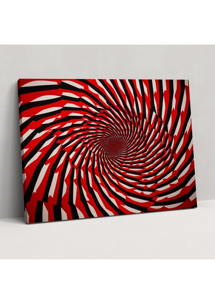 Orta Sahne Hipnotik Kanvas Tablo - Hipnoz Klasik Sembol Mesmerizma Duvar Sanatı