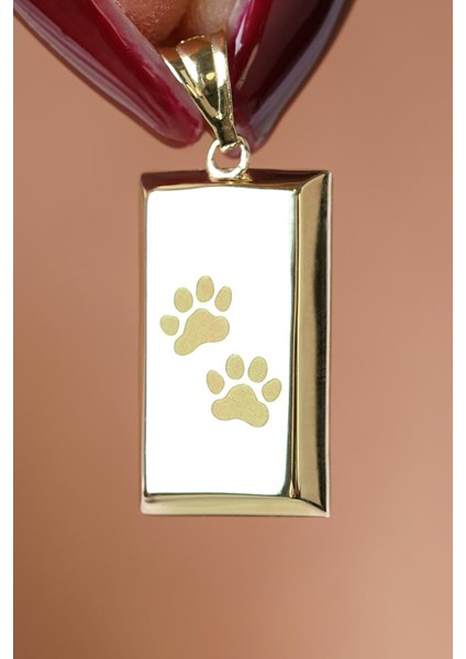 14 Ayar Altın Mini Külçe Kolye Ucu