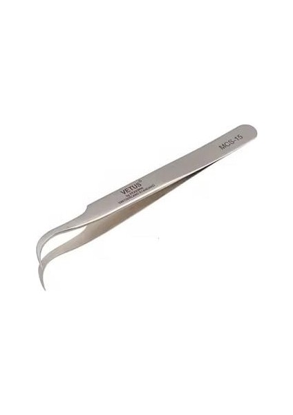 Mcs-15 Paslanmaz Çelik Anti-Statik Eğik Uçlu Entegre Cımbızı Gümüş