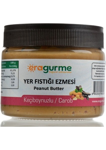 Keçiboynuzu Özlü Yer Fıstığı Ezmesi 260G