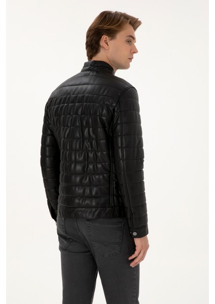 Erkek Siyah Deri Mont-Kaban 50317321-001 indirimleri