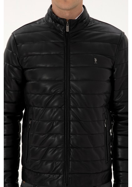 Erkek Siyah Deri Mont-Kaban 50317321-001