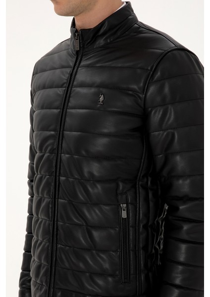 Erkek Siyah Deri Mont-Kaban 50317321-001