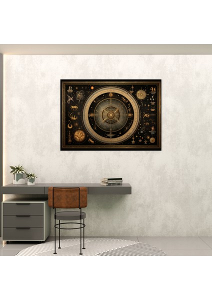 Burçlar Duvar Dekorasyonu - Burçlar Duvar Sanatı Astroloji Çizelgesi Duvar Dekorasyonu modelleri
