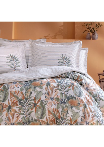 Amy Tek Kişilik Ranforce Nevresim Seti - Turuncu