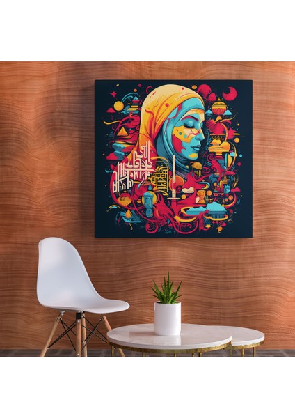 Kutsal Kur'an Duvar Sanatı - Pop Sanat Kur'an - Kutsal Kur'an Kanvas Duvar Sanatı Canlı Renkler Duvar Dekorasyonu fiyatları