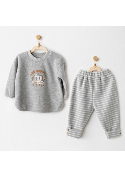 Andywawa AC26212 Casual 2'li Takım Grey