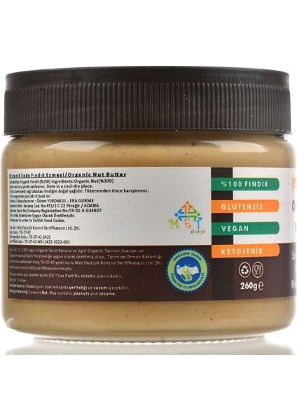 Sade Fındık Ezmesi 260 G. %100 Fındık -Parçacıklı/crunchy- fiyatları