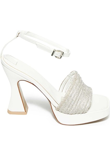 Taşlı Neolit Taban Kalın Topuklu Ayakkabı 331-887 Kadın Ayakkabı